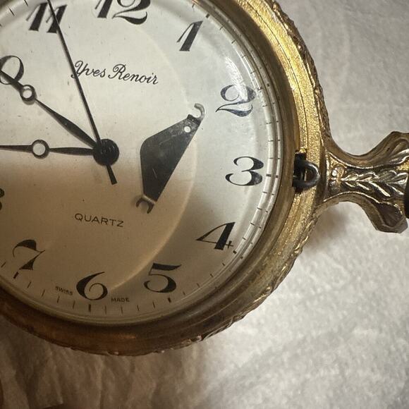 Vintage - Swiss Made - JC Penny Mechanical Wind Up Pocket Watch - Duck Hunt Dog - Picture 15 of 16